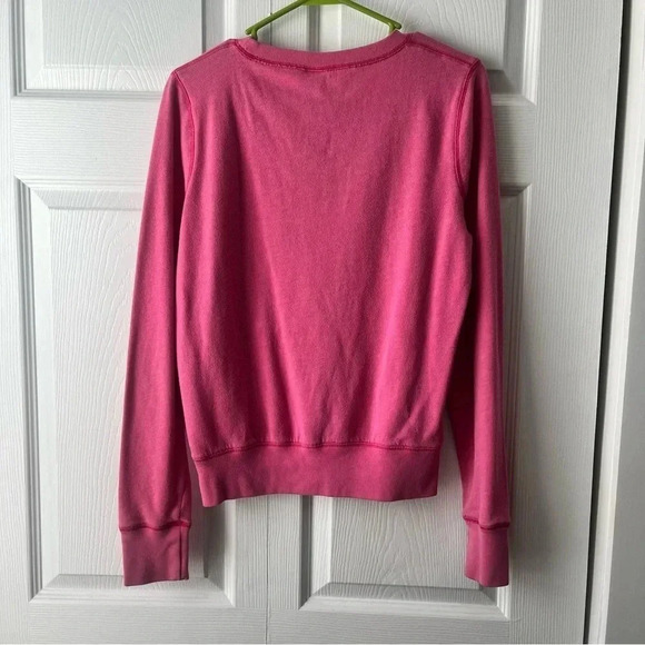 Victoria Secret Love Pink crew sweatshirt top Medium Pink Sold Out - Picture 4 of 4